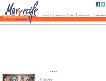 Tablet Screenshot of marrecife.com